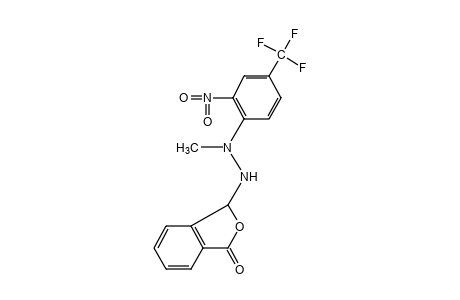 3-[2-METHYL-2-(2-NITRO-alpha,alpha,alpha-TRIFLUORO-p-TOLYL)HYDRAZINO]PHTHALIDE