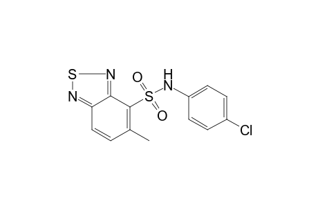 N-(4-Chlorophenyl)-5-methyl-2,1,3-benzothiadiazole-4-sulfonamide