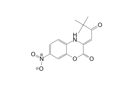 (3Z)-3-(3,3-dimethyl-2-oxobutylidene)-7-nitro-3,4-dihydro-2H-1,4-benzoxazin-2-one