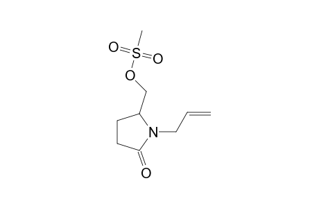 1-(2-Propenyl)-5-hydroxymethyl-2-pyrrolidinone methanesulfonate