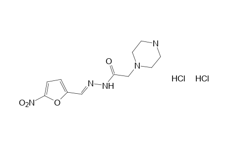 1-piperazineacetic acid, (5-nitrofurfurylidene)hydrazide, dihydrochloride