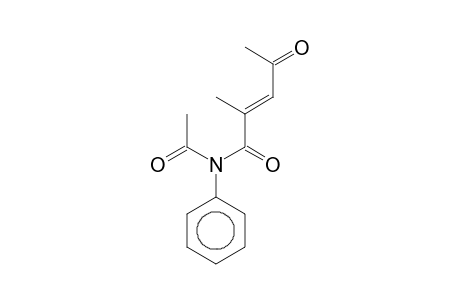 6-Aza-3-octene-2,5,7-trione, 4-methyl-6-phenyl-