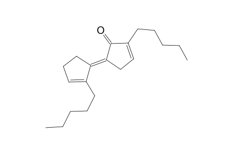 (5E)-2-Pentyl-5-(2-pentylcyclopent-2-en-1-ylidene)cyclopent-2-en-1-one