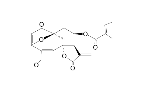 GERMACRA-2Z,4Z,11(13)-TRIEN-12,6-A-OLIDE,3,10-B-EPOXY-15-HYDROXY-1-OXO-8-B-TIGLOYLOXY