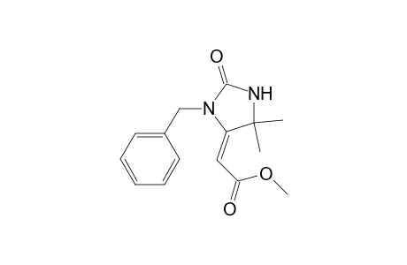 E-1-benzyl-4,4-dimethyl-5-methoxycarbonylmethyleneimidazolidin-2-one