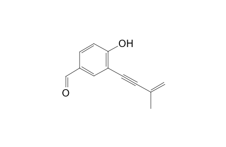 EUTYPINE;4-HYDROXY-3-(3-METHYLBUT-3-EN-1-YNYL)-BENZALDEHYDE