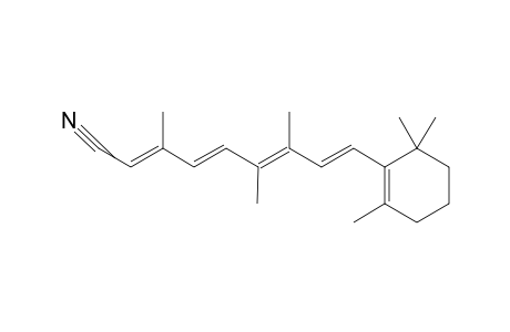 3,6,7-TRIMETHYL-9-(2',6',6'-TRIMETHYL-1'-CYCLOHEXEN-1'-YL)-2,4,6,8-NONATETRAENENITRILE