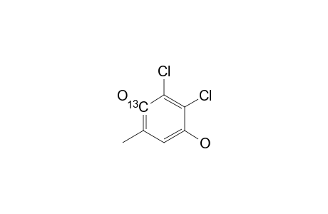 (4-C-13)-2,3-DICHLORO-5-METHYLBENZENE-1,4-DIOL