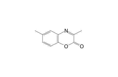 2H-1,4-Benzoxazin-2-one, 3,6-dimethyl-