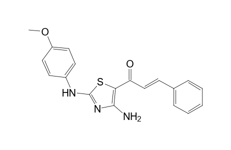 4-Amino-5-cinnamoyl-2-[N-(p-methoxyphenyl)amino]thiazole