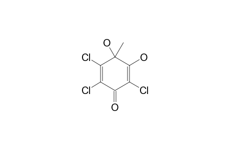 2,5,6-Trichloro-3,4-dihydroxy-4-methylcyclohexa-2,5-dienone