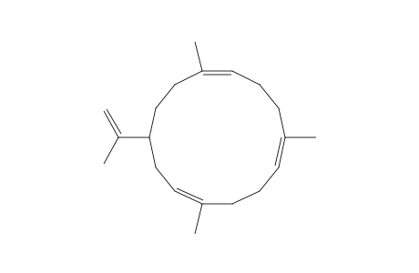 4,8,12-TRIMETHYL-1-(1-METHYLETHENYL)-3,7,11-CYCLOTETRADECATRIENE;CEMBRENE-A