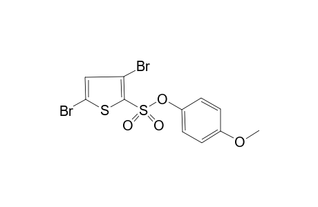 4-Methoxyphenyl 3,5-dibromo-2-thiophenesulfonate