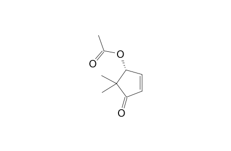 (R)-4-Acetoxy-5,5-dimethyl-2-cyclopenten-1-one