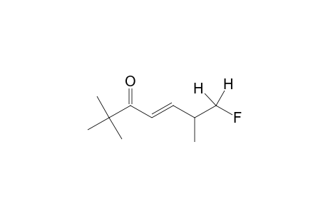 (E)-7-FLUORO-2,2,6-TRIMETHYLHEPT-4-ENE-3-ONE