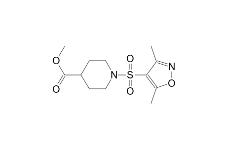 methyl 1-[(3,5-dimethyl-4-isoxazolyl)sulfonyl]-4-piperidinecarboxylate