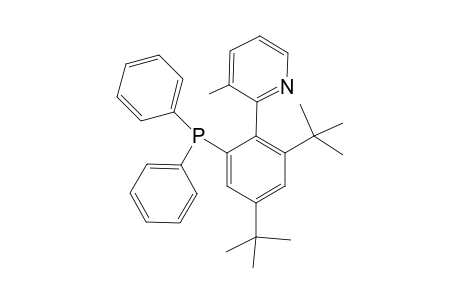 2-(2'-DIPHENYLPHOSPHINO-4',6'-DI-TERT.-BUTYL-1'-PHENYL)-3-METHYLPYRIDINE