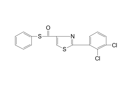 2-(2,3-dichlorophenyl)-4-thiazolecarbothioic acid, S-phenyl ester