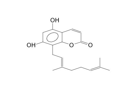 8-GERANYL-5,7-DIHYDROXY-COUMARIN