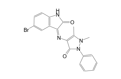 2H-indol-2-one, 5-bromo-3-[(2,3-dihydro-1,5-dimethyl-3-oxo-2-phenyl-1H-pyrazol-4-yl)imino]-1,3-dihydro-, (3Z)-