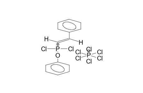 STYRYLPHENOXYDICHLOROPHOSPHONIUM HEXACHLOROPHOSPHORATE