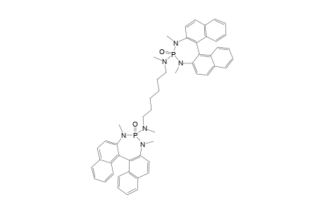 (R,R)-N,N'-BIS-[4,5-DIHYDRO-3,5-DIMETHYL-4-(3H-DINAPHTHO-[2,1-D:1',2'-F]-[1,3,2]-2-OXODIAZAPHOSPHEPINO)]-N,N'-DIMETHYL-1,6-HEXANEDIAMINE