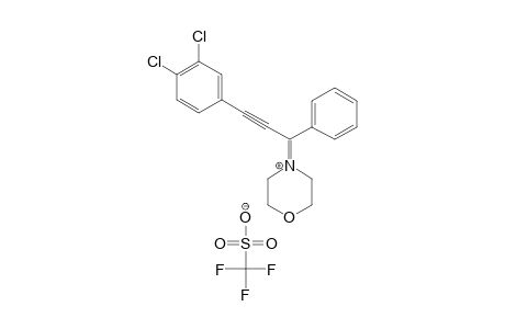 4-[3-(3,4-DICHLOROPHENYL)-1-PHENYL-2-PROPYNYLIDENE]-MORPHOLINIUM-TRIFLUOROMETHANESULFONATE