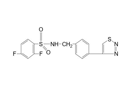 2,4-difluoro-N-[p-(1,2,3-thiadiazol-4-yl)benzyl]benzenesulfonamide