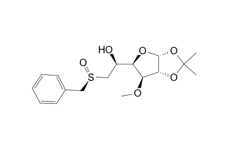 .alpha.-D-Glucofuranose, 6-deoxy-3-O-methyl-1,2-O-(1-methylethylidene)-6-[(phenylmethyl)sulfin yl]-, (R)-