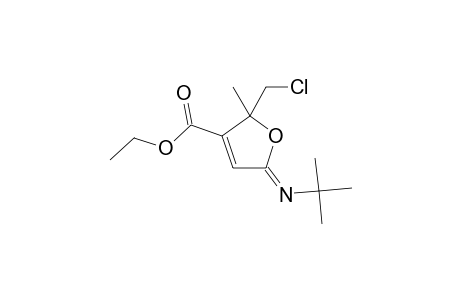 Ethyl 5-(tert-butylimino)-2-(chloromethyl)-2-methyl-2,5-dihydrofuran-3-carboxylate