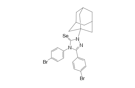 1-(1-ADAMANTYL)-3,4-DI-(PARA-BROMOPHENYL)-1,2,4-TRIAZOL-5-SELENONE