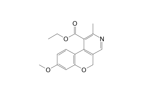 Ethyl 8-methoxy-2-methyl-5H-chromeno[3,4-c]pyridine-1-carboxylate