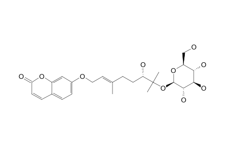 PITURANTHOSIDE;(-)-S-TRANS-MARMIN-7'-O-BETA-D-GLUCOPYRANOSIDE