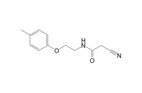 2-Cyano-N-[2-(4-methylphenoxy)ethyl]acetamide