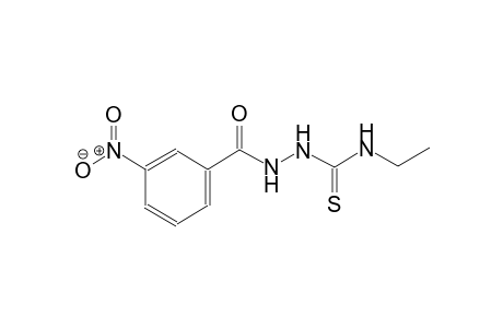 benzoic acid, 3-nitro-, 2-[(ethylamino)carbonothioyl]hydrazide