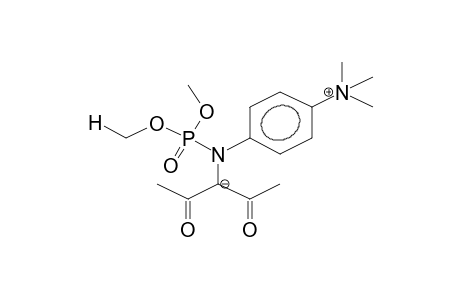 3-(4-DIMETHYLAMMONIOPHENYL-DIMETHOXYPHOSPHORYLAMINO)ACETYLACETONATE