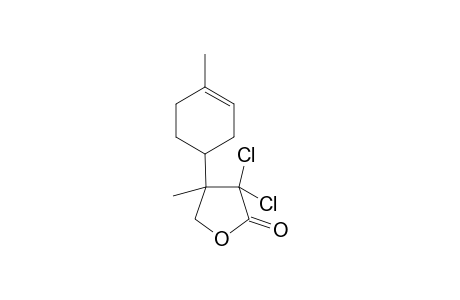 3-Methyl-3-(4'-methyl-3'-cyclohexenyl)-.gamma.-(2",2"-dichlorobutyrolactone)