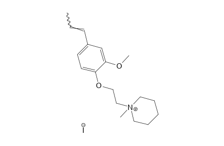 1-[2-(2-METHOXY-4-PROPENYLPHENOXY)ETHYL]-1-METHYLPIPERIDINIUM IODIDE