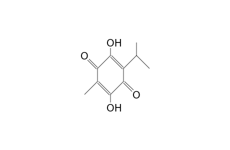 2,5-dihydroxy-3-isopropyl-6-methyl-p-benzoquinone