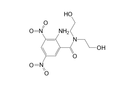 Benzamide, 2-amino-3,5-dinitro-N,N-bis(2-hydroxyethyl)-