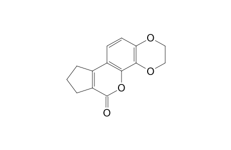 2,3,8,9-tetrahydro-6H-[1,4]benzodioxino[5,6-c]cyclopenta[c]pyran-6(7H)-one