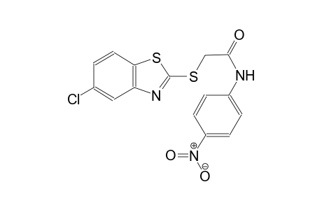 2-[(5-chloro-1,3-benzothiazol-2-yl)sulfanyl]-N-(4-nitrophenyl)acetamide