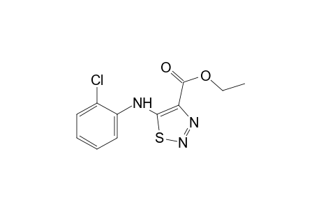 5-(o-chloroanilino)-1,2,3-thiadiazole-4-carboxylic acid, ethyl ester