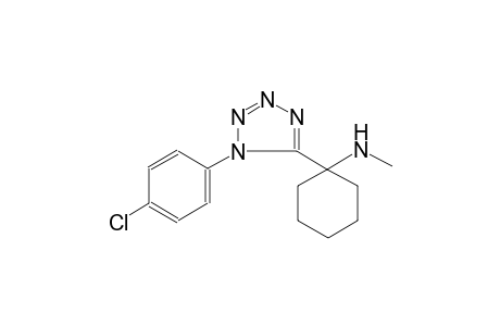 1-[1-(4-chlorophenyl)-1H-tetraazol-5-yl]-N-methylcyclohexanamine