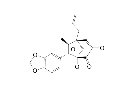 (7S,8R,1'S,5'S,6'R)-DELTA-(2',8')-3',5',6'-TRIHYDROXY-3,4-METHYLENEDIOXY-4'-OXO-8.1',7.5'-NEOLIGNAN