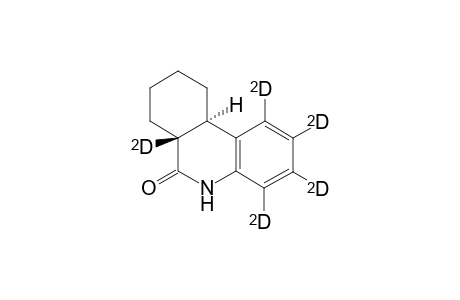 7,8,9,10,10a-Pentahydro-1,2,3,4,6a-pentadeuteriophenantridin-6(5H)-one-D4