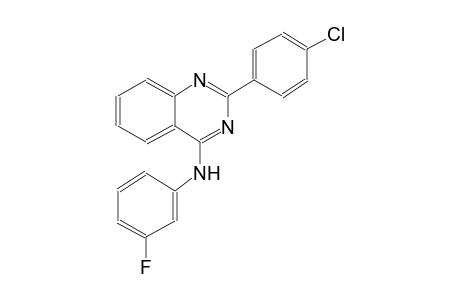 2-(4-chlorophenyl)-N-(3-fluorophenyl)-4-quinazolinamine