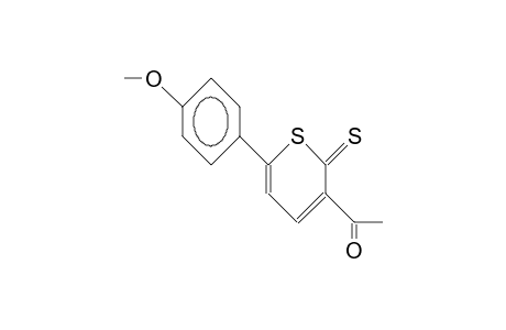 3-ACETO-6-(4-METHOXYPHENYL)-2H-THIOPYRAN-2-THIONE