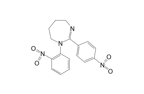 1-(o-nitrophenyl)-2-(p-nitrophenyl)-4,5,6,7-tetrahydro-1H-1,3-diazepine