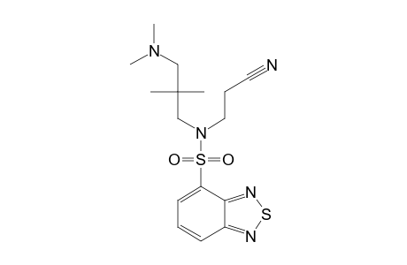 N-(2-cyanoethyl)-N-[3-(dimethylamino)-2,2-dimethyl-propyl]-2,1,3-benzothiadiazole-4-sulfonamide